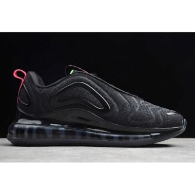 Nike Air Max 720 Siyah / Pembe / Krema Yeşil Koşu Ayakkabısı Türkiye - WKIF7LDV